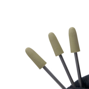 Busch Khaki Soft Tip Polishing Bit - Fine Grit
