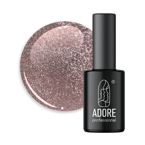 Adore Professional Crystal Flash Cat Eye Gel Polish - Powder Pink