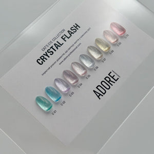 Adore Professional Crystal Flash Cat Eye Gel Polish - Blue