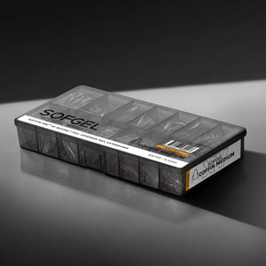 SOFGEL SOFTIPS PRO™ XV NATURAL - COFFIN MEDIUM