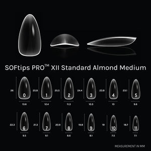 SOFGEL SOFTIPS PRO™ XII - Standard Almond Medium