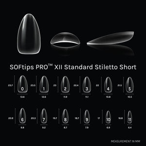 SOFGEL SOFTIPS PRO™ XII - Standard Stiletto Short