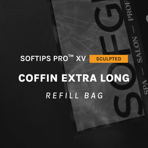SOFGEL SOFTIPS PRO™ XV SCULPTED - COFFIN EXTRA LONG