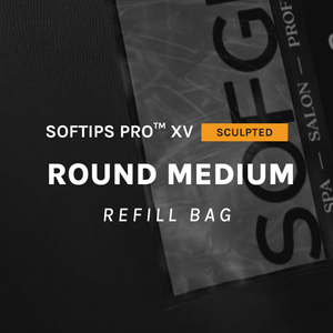 SOFGEL SOFTIPS PRO™ XV SCULPTED - ROUND MEDIUM