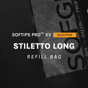 SOFGEL SOFTIPS PRO™ XV SCULPTED - STILETTO LONG