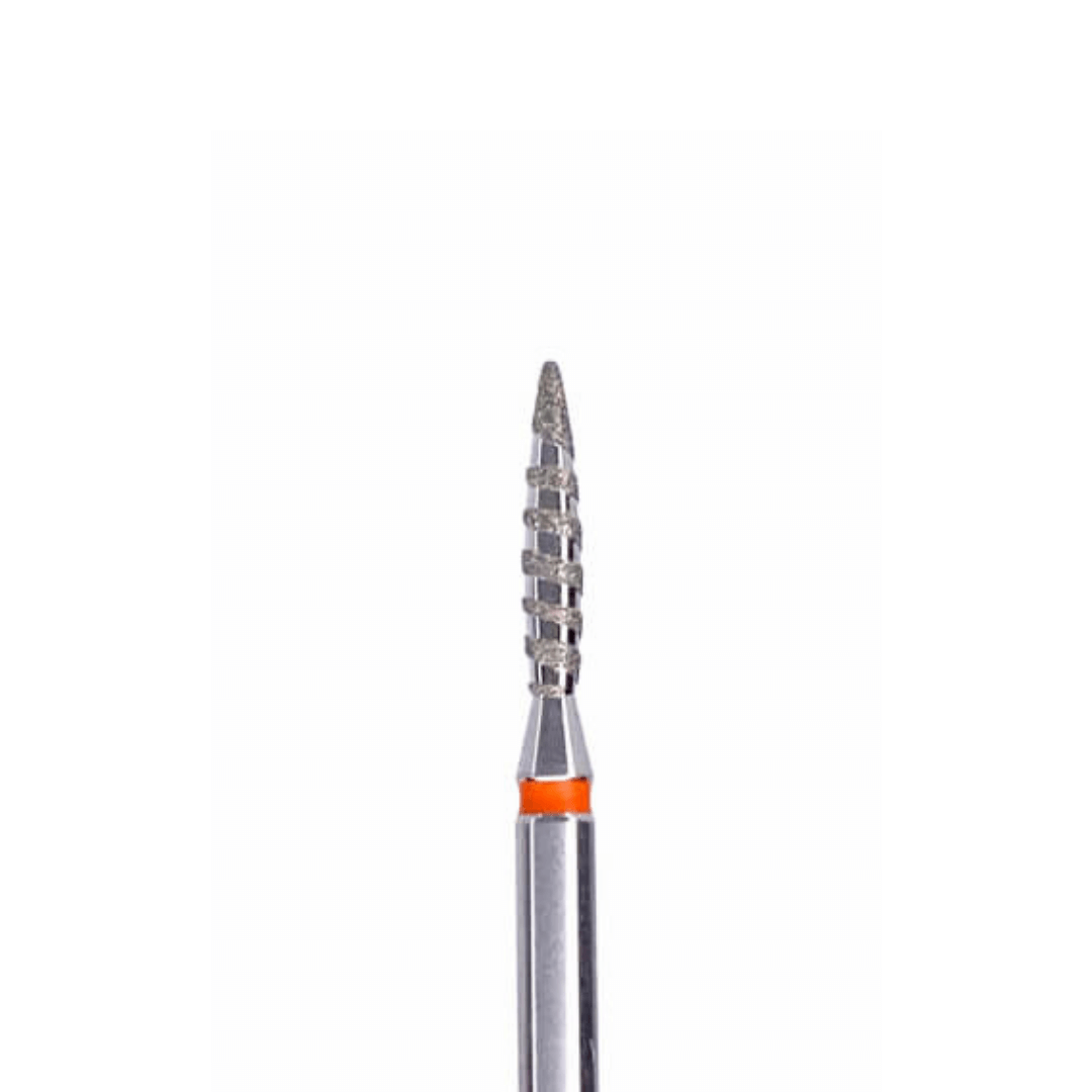 KMIZ Diamond Flame Tornado E-File Nail Drill Bit - Soft Grit